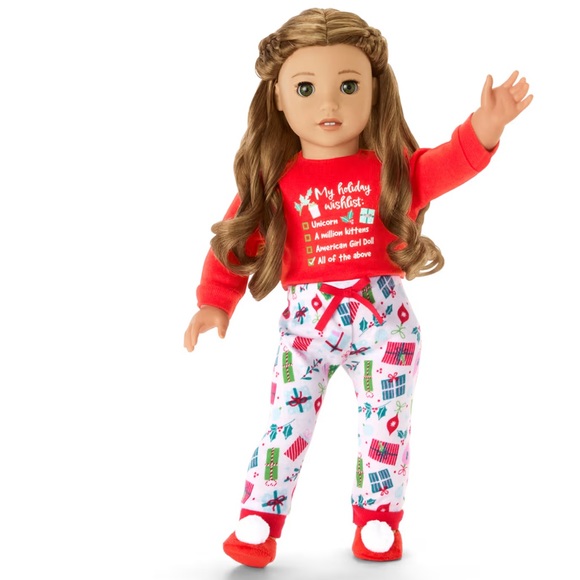 American Girl Holiday Wish List PJs for 18-inch Dolls - Picture 2 of 5